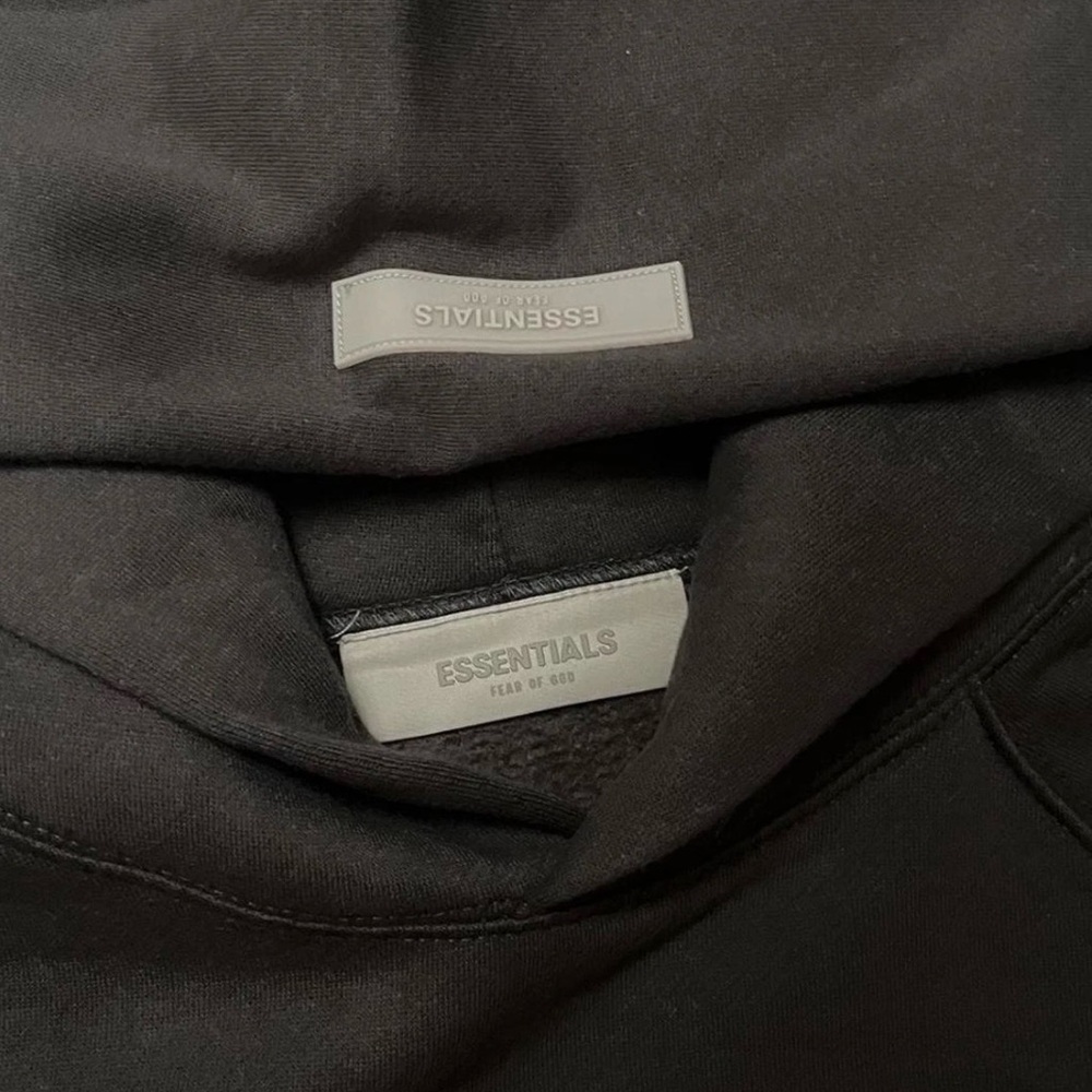 Fear Of God Essentials 1977 Hoodie Black - Picture 3 of 3